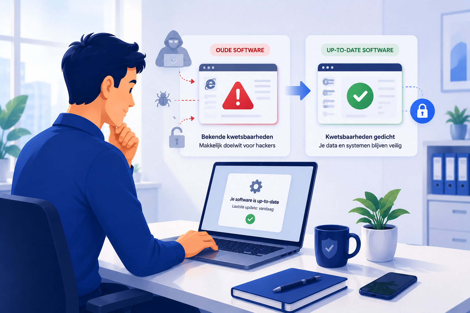 Waarom oude software een groot beveiligingsrisico is